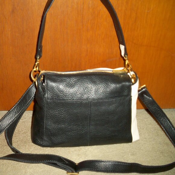 Hammitt Bryant Contrast/Brushed Gold Hammered Medium, EUC!! $475 - Picture 2 of 5